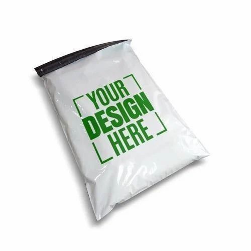 Customized Courier Bags - LDPE Material, 12x15 Inches, White Color | Good Condition, Plain Pattern, Bag Packaging