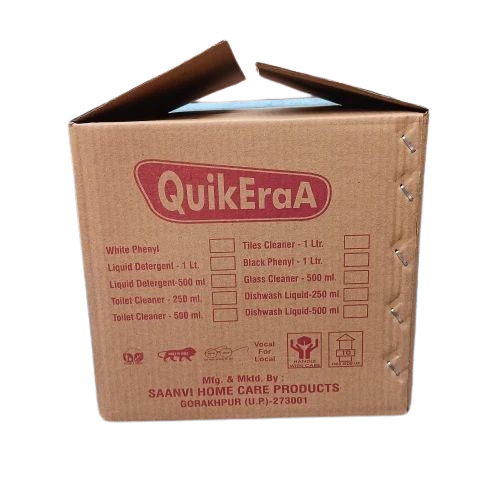 Heavy Duty Industrial Corrugated Boxes - Paper, 10 x 8 x 6 Inches, Brown, Single Wall 3 Ply, Holds Up to 5 Kg | Ideal for Apparel, Electronics, Food, Gifts & Crafts