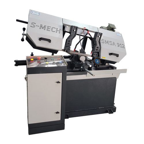 Horizontal Metal Cutting Bandsaw Machine - Cutting Capacity 9" Diameter, 12" x 6" Flat | Features Automatic Operation, PLC Control, and High Precision Cutting