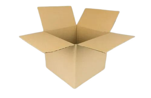 Laminated Corrugated Carton Box - Brown Corrugated Paper | Recyclable, Plain Pattern for Eco-Friendly Packaging Solutions