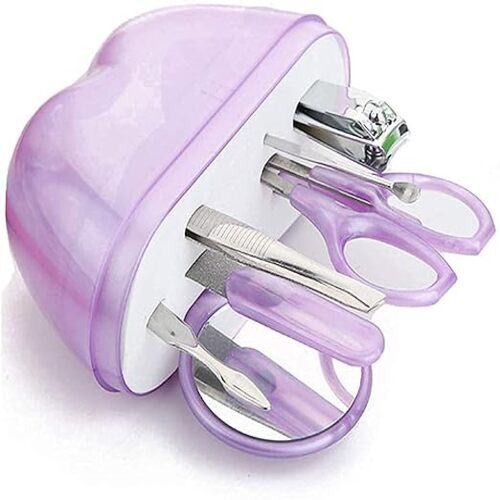 Manicure Set - Transparent Acrylic | Unisex Usage, Comes in Acrylic Box, Perfect for Men and Women, Complete Grooming Essentials