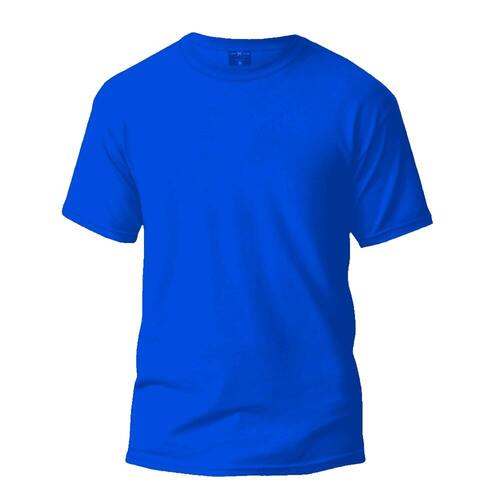 Mens Plain T Shirt - Cotton, All Sizes, Multiple Colors | O-Neck, Short Sleeves, Lightweight, Breathable Fabric, Easy Care Design
