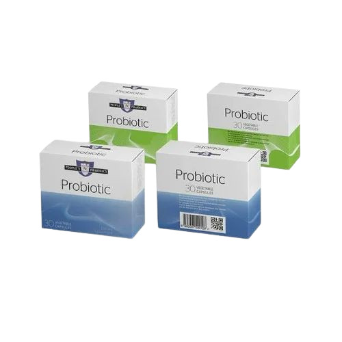 Pharmaceuticals Packaging Box - Recycled Paperboard Material, Rectangle Shape, Multi Color, Gloss Matte Effects, Litho-Laminated Surface Coating