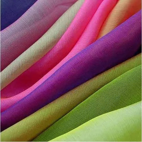 Plain Chiffon Fabric - Color: Multi