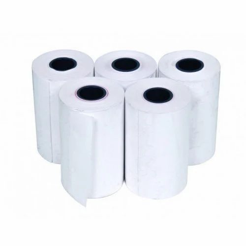 Plain Thermal Fax Paper Roll - 57 Millimeter Width | Quality Thermal Plain Paper Rolls for Efficient Billing Applications