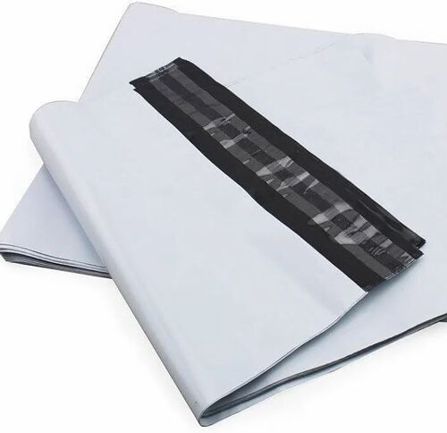 Plastic Plain Courier Bags - Polypropylene, 12 x 16 inches, White | Industrial Use: Courier, Good Condition, New Packaging: Bag