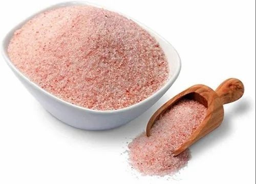 Rock Salt Powder - 100% Purity, Pink Color, Powder Form, 10-Pack Plastic Bag | Shelf Life of 6 Months