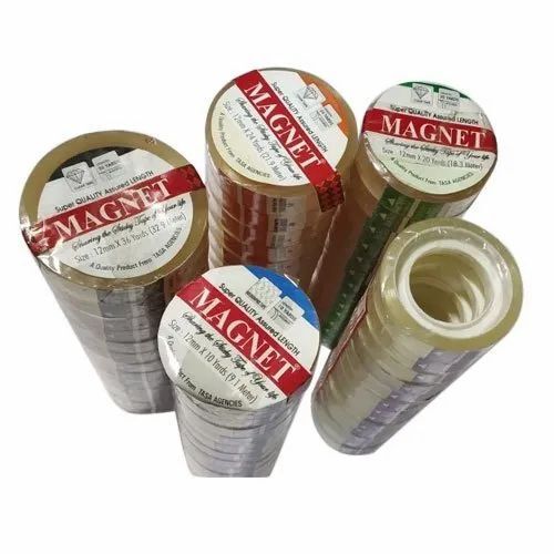 Self Adhesive Tapes - Single Side, Transparent PVC Material | Strong Adhesive Strength, Elongation Maximum, 24-Month Shelf Life