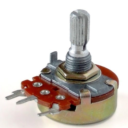 Speed Potentiometer - Potentiometer Material, All Size, Red Color, 50 Grams Weight | Durable Electric Power Source, Long Life Condition