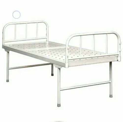 Stainless Steel Hospital Bed - Rectangular Shape Silver Finish | Heavy-Duty Corrosion and Water Resistant Easy to Clean
