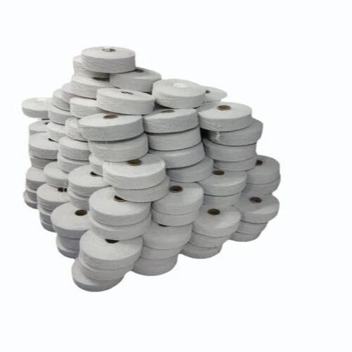 White Yarn - Cotton Multiple Ply, Bright Lustre, 28 Length, White for Cleaning Purposes | Features: White, Blue