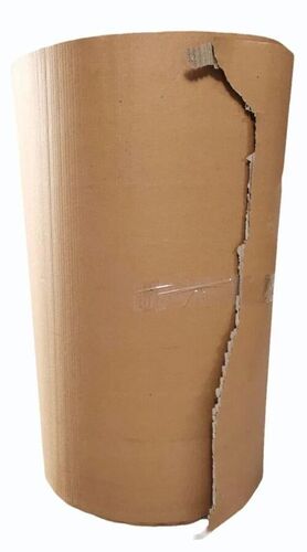 30 Inch Corrugated Paper Roll - 100 GSM, Brown Color, Plain Pattern | Paper Material, Ideal for Packaging Applications