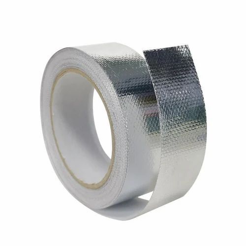 Aluminium Foil Tape - Aluminium, 20 Meter Length, 1 Inch Width, Silver Color - Strong Adhesive, Single Sided, Suitable for Various Applications