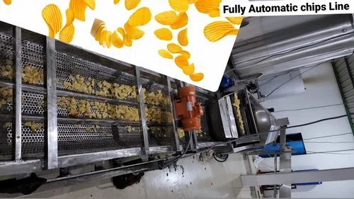 Automatic Potato Chips Fryer - Material: Stainless Steel