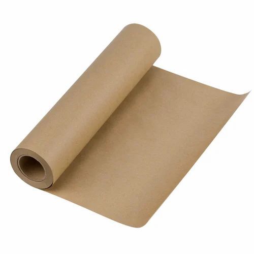 Bagasse Paper Roll - 150 GSM, Brown Color, 1 Layer, Plain Design | Ideal for Corrugated Box Manufacturing, Eco-Friendly Material