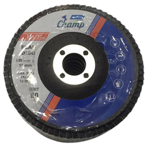 Flap Disc - Metal, Size-4" & 5", Grit-36, 60, 80 & 120, Multi Color, Round Shape, Versatile Grinding Solution