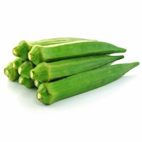 Green Okra - Organic, Chopped, Fresh Vegetables | No Artificial Flavours, No Preservatives, Pesticide Free, Packaged in Plastic or Carton