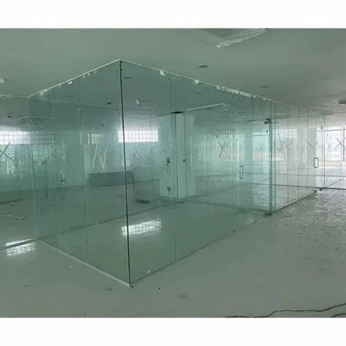 Interior Glass Partition - Color: White