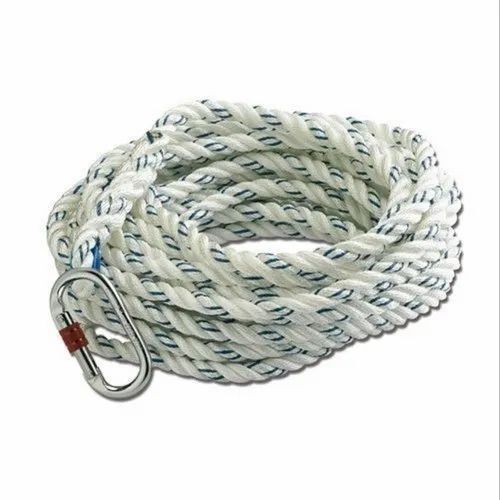 Polyamide Rope - PVC Material, Standard Length, White Color | Versatile Industrial Use, All Sizes Available