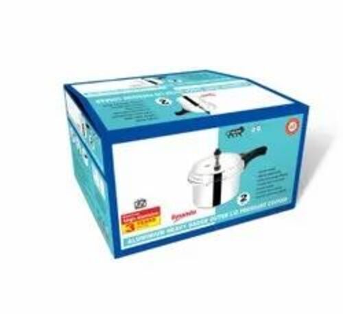 Pressure Cooker Packaging Box - Corrugated Paper, 13.4x7.7x6.4 Inch, Multi Color, Rectangular Shape | Durable Design for Safe Storage