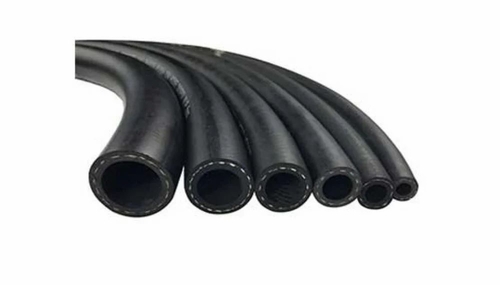 Rubber Hoses - Rubber Material, All Sizes, Black Color | High Strength, Excellent Quality for Water Delivery