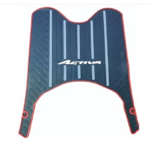 Rubber Two Wheeler Foot Mat - Navy Blue | Easy to Clean, Slip Resistant, Quality Tested
