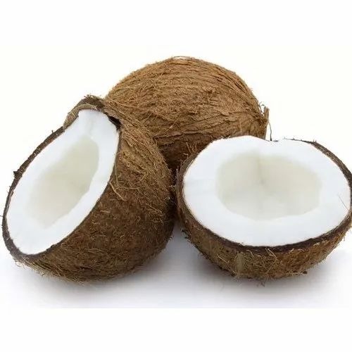 Semi Husked Coconut - 15g Total Carbohydrate, 33g Total Fat, 20mg Sodium | Fresh, Whole, Round Shape, Brown Color