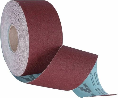 Silicon Carbide Abrasive Paper Roll - 20 Inch Width, 200 GSM Maroon Wood Pulp | Heavy-Duty Floor Sanding and Abrasive Sheets Usage