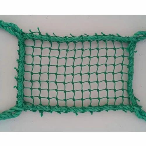 Single Layer Braided Net - HDPE Material, 2-3 mm Thickness, Green Color, UV Stabilized | Square Hole Shape, Versatile Netting Size