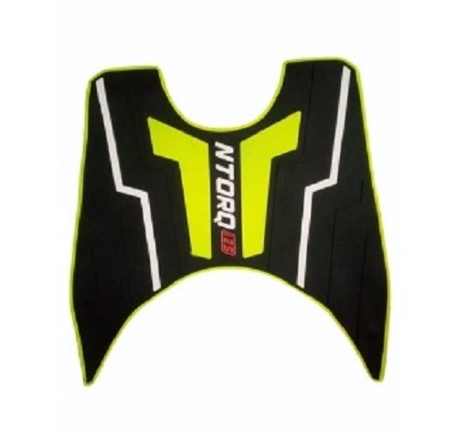 Two Wheeler Multi Color Foot Mats - Rubber Material, Lightweight Design | Easy to Clean, Slip Resistant, Timely Delivery