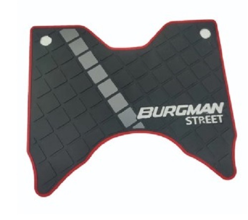 Two Wheeler Rubber Floor Mat - Rubber, Lightweight Design | Easy to Clean, Slip Resistant, Tested for Quality Performance