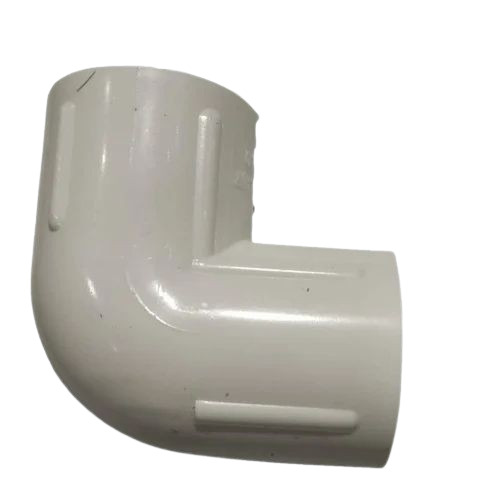 Upvc Brass Elbow - 1/2 Inch, 90 Degree Female Connection, Cream Color, Polished Finish, Durable for Industrial Plumbing
