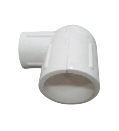 UPVC Reducer Elbow - 1 Inch, 90 Degree Female Connection | Durable, Fine Finished, High Pressure, Round Shape, White Color