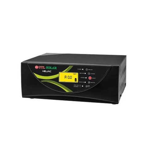UTL Heliac 2050 - 2000VA Off Grid Inverter | 1 Phase, Black Color, 2-Year Warranty, 12A Grid Charging Current, Battery High Cut 16.5V