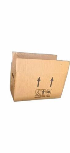 5 Ply Corrugated Packaging Boxes - 11-25 Kg Weight Capacity, Rectangular Brown Box for Apparels, Electronics, Food, and Crafts