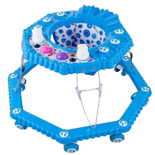 Baby Kids Walker - Premium Plastic, Standard Size, Blue Color | Good Condition, Ideal for Ages 6-12 Months
