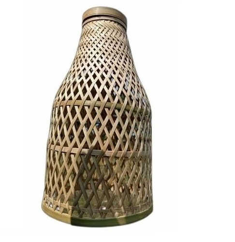 Bamboo Candle Holder - Eco-Friendly Bamboo Lightweight & Durable Design | Handmade Rustic Home Decor for Cozy Ambiance & Weddings