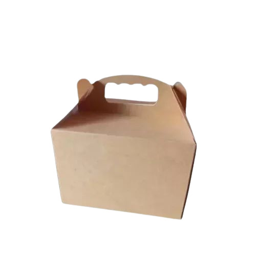 Food Packaging Box - 3 Ply Single Wall Virgin Kraft Paper, Biodegradable, Brown Color, Ideal for Food Packaging & Logistics