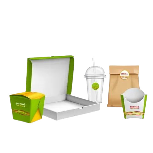 French Fries Packaging Boxes - Paper Material Multicolor Design Printed | Eco-Friendly Durable Perfect for Takeaways