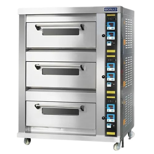 Homat Triple Deck Oven Gas