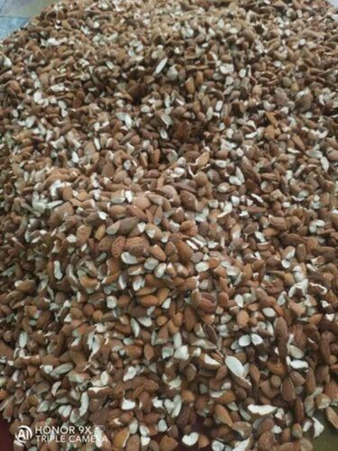 Kashmiri Almond Broken - Organic, Loose Brown Nuts | Healthy to Eat, 12 Months Shelf Life, No Shell, Packet Packaging