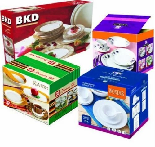 Kitchenware Packaging Box - Double Wall 5 Ply, Triple Wall 7 Ply, Multi Color, Lithography/Offset Printing | Paper Material, 11 - 25 Kg Weight Holding Capacity