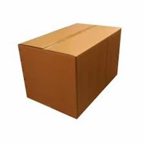 Kraft Paper Corrugated Box - Brown Rectangular, Weight Holding Capacity >25 Kg, Ideal for Apparel, Electronics, Food, Gifts & Crafts