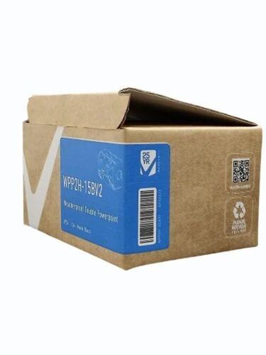 Kraft Paper Corrugated Packaging Box - Brown Paper Rectangle Shape | Ideal for Apparel Electronics Food Gifts & Crafts