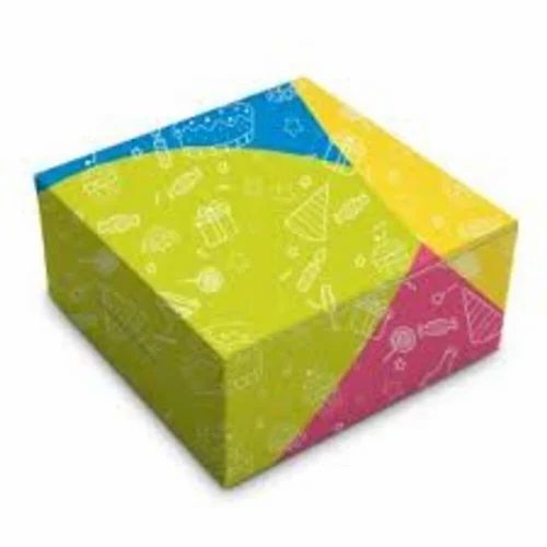 Multi Colored Duplex Box - Rectangular, Multi Color, Weight Holding Capacity >10 Kg | Made from Paper, Ideal for Food & Beverage Applications