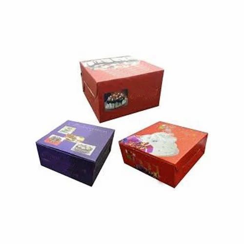 Multi Colour Printed Boxes - Rectangular Kraft Paper, 0-3 mm Thickness | Disposable, Moisture Proof, Bio-degradable, Foldable