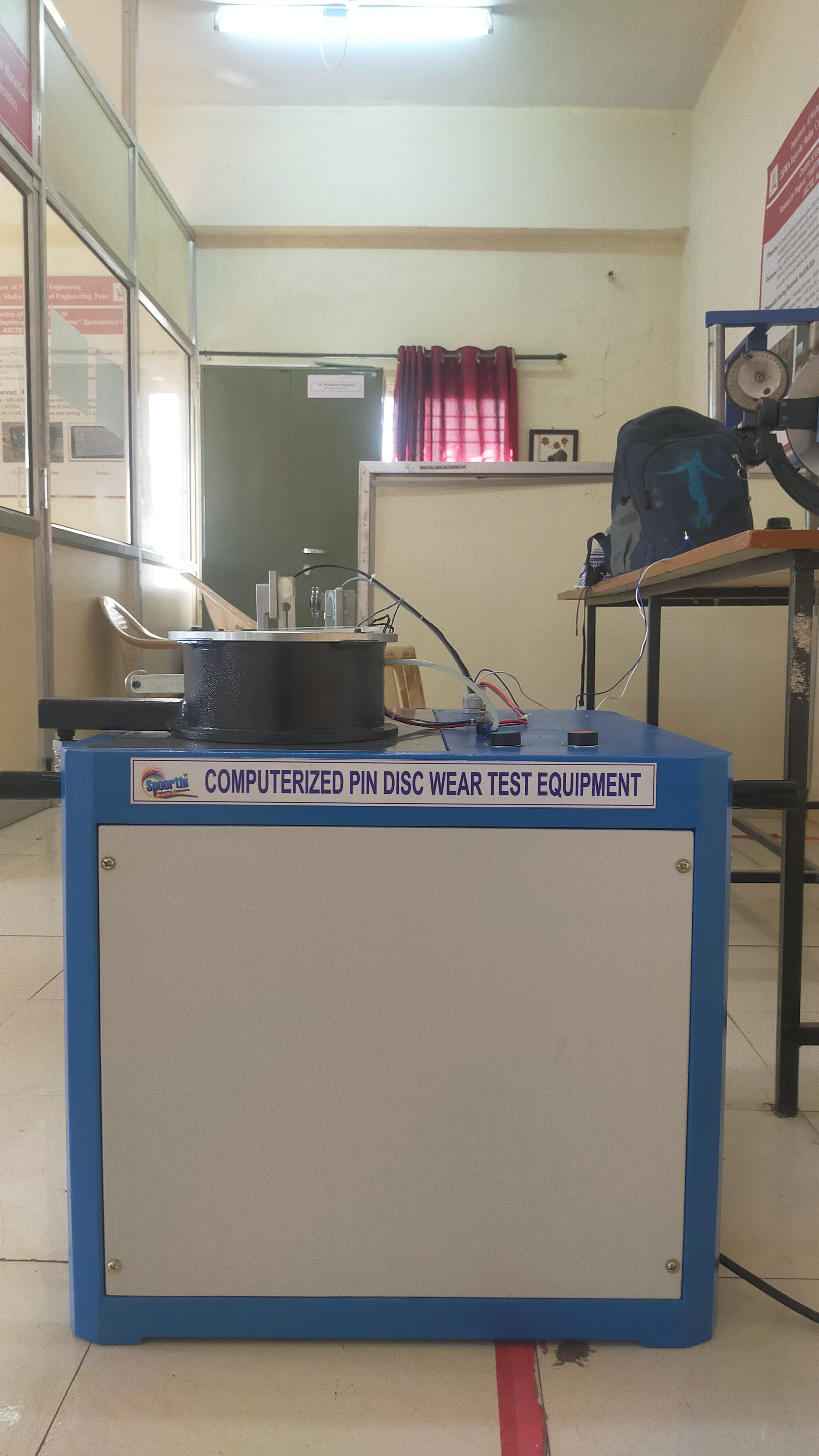 PIN ON DISC WEAR TESTING MACHINE