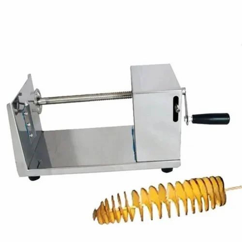 Potato Spiral Slicer - Stainless Steel, Customized Size | Ideal for Canteens, Hotels, and Restaurants