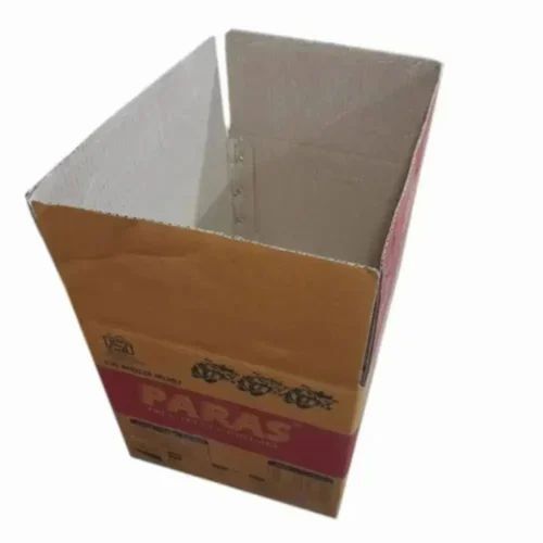 Single Wall 3 Ply Paper Box - 13x7x5 Inches, Brown Virgin Kraft Material, Laminated Coating, Biodegradable, Ideal for Electronic Products, Holds Up to 5 Kg