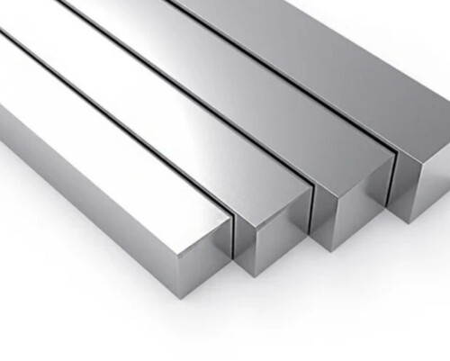 Stainless Steel Square Pipe - Color: Silver